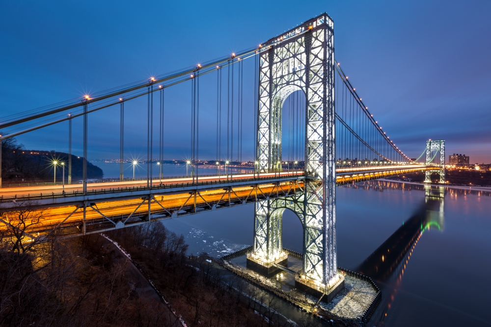 Мост Джорджа Вашингтона в Нью-Йорке