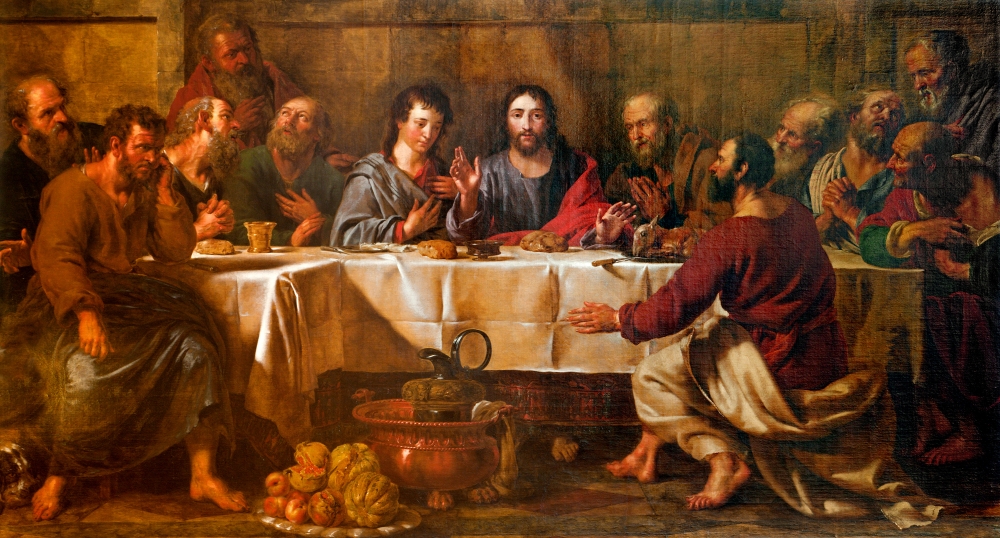 Иисус с апостолами