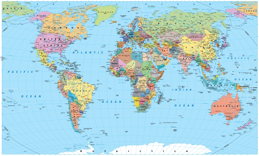 Изображение Политическая карта мира Карты Разное