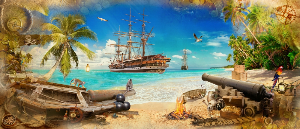 Остров пиратских кораблей