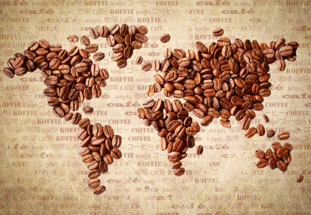 Кофейная карта мира