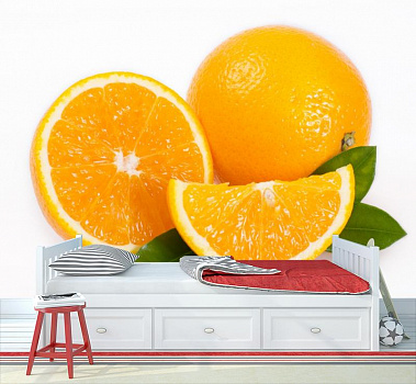 Яркий апельсин в интерьере детской комнаты мальчика