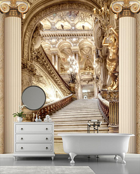 Царский дворец в интерьере ванной