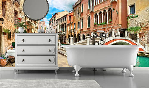 Мостики Венеции в интерьере ванной