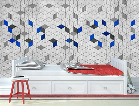 Geo Hexagon в интерьере детской комнаты мальчика